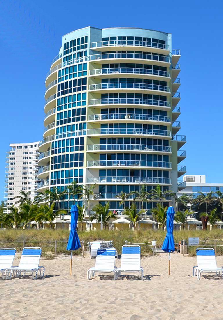 Coconut Grove Residences Condo, Beachfront, Fort Lauderdale,On the